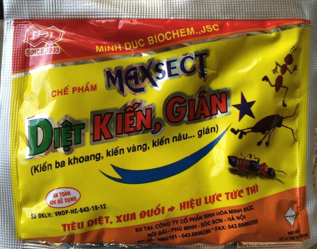 Bột rắc kiên gián maxsect gói 10gr