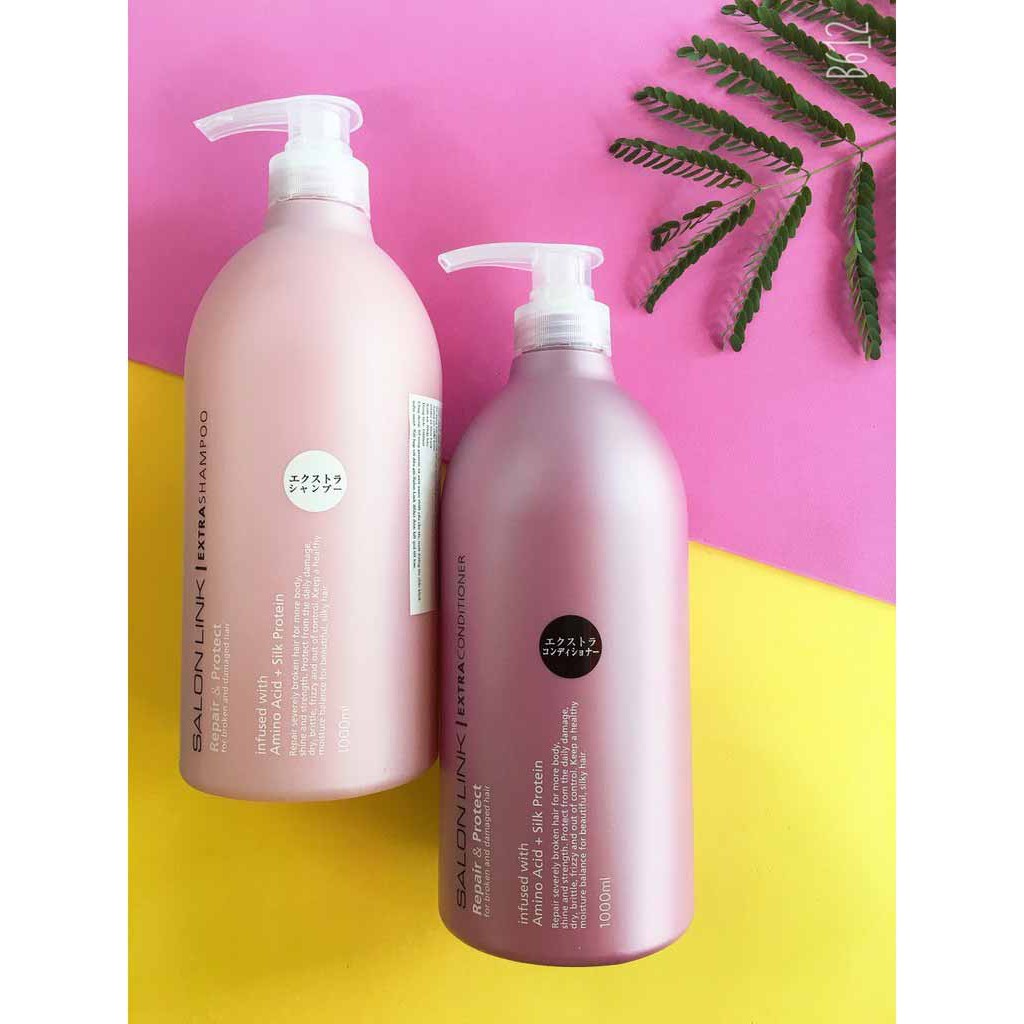 [Tặng Quà] Bộ Dầu Gội Xả Siêu Dưỡng & Phục Hồi Tóc Salon Link Extra