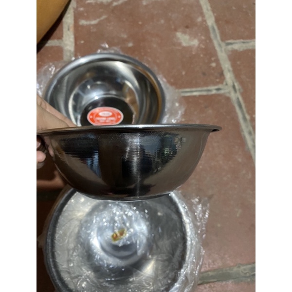 Bát inox bền đẹp size 16cm, 18cm