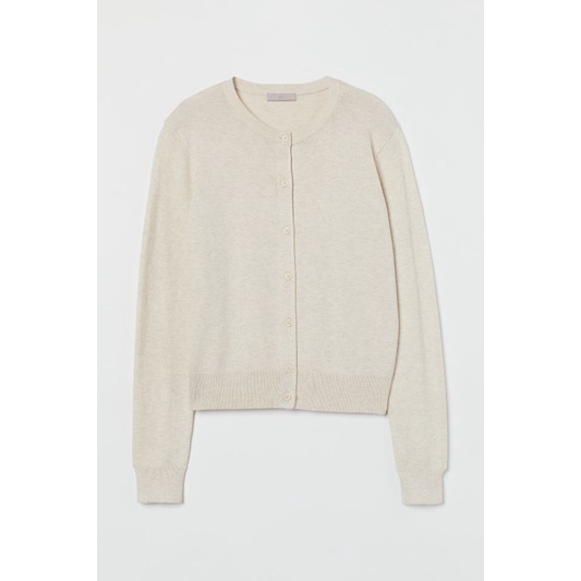 Cardigan Cổ Tròn Hm