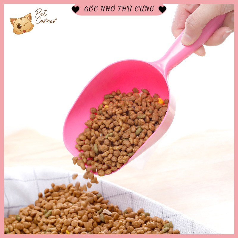 Xẻng xúc thức ăn cho thú cưng (Muỗng xúc thức ăn/ hạt cho chó mèo)