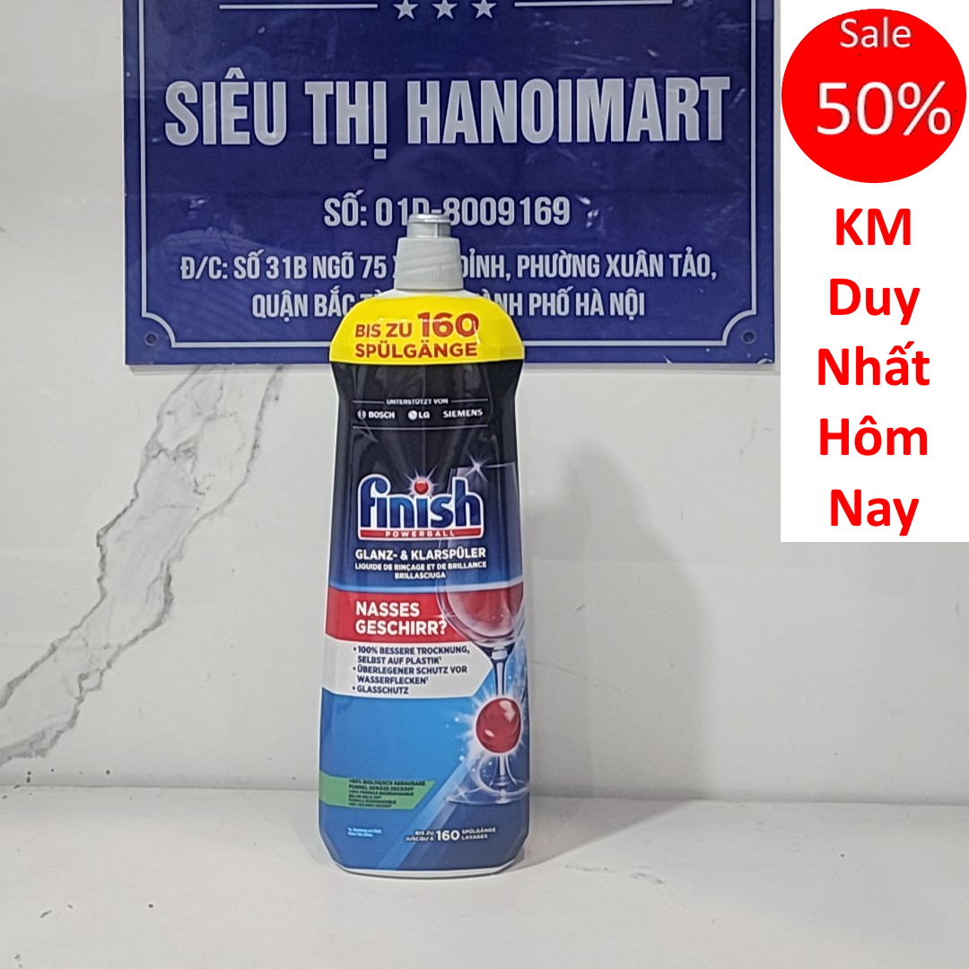 Viên rửa bát finish 90 viên hoăc muối rửa bát finish 1,2kg