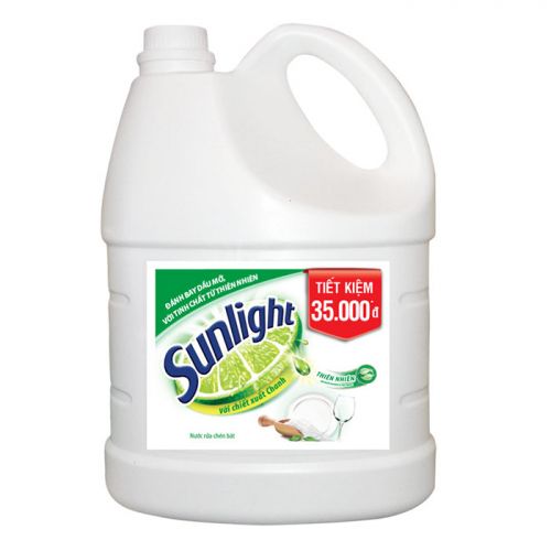 Nước rửa chén Sunlight can 3,8kg