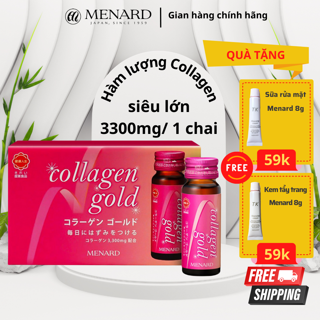 Collagen Gold MENARD nội sinh Nhật Bản tăng đề kháng, phục hồi trẻ hóa da