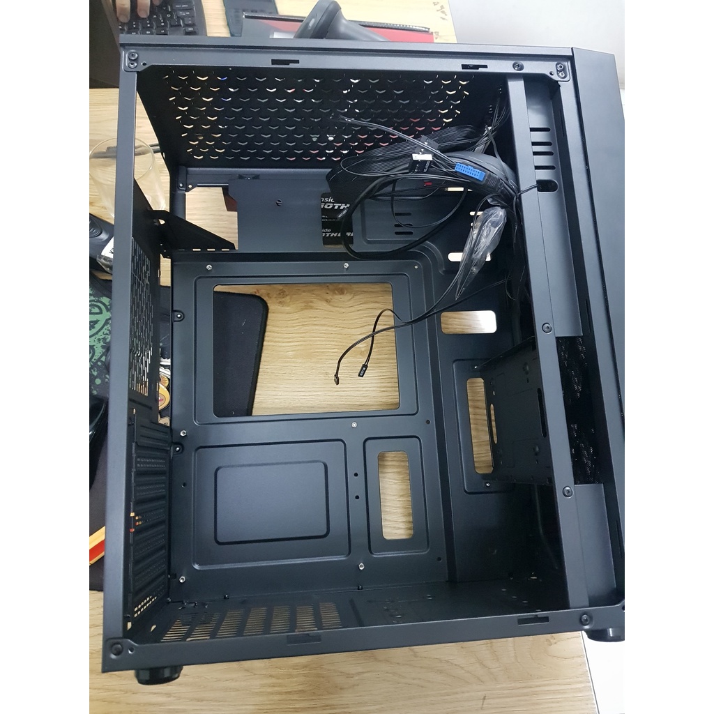 Vỏ Case Gaming Start- G43 kèm 3 fan đẹp (398 x 195 x 326 mm)