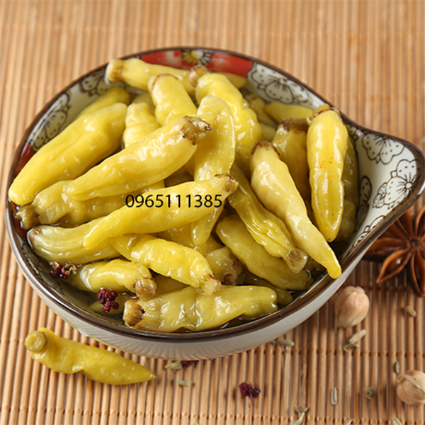 Ớt xanh ngâm 1kg Tứ Xuyên
