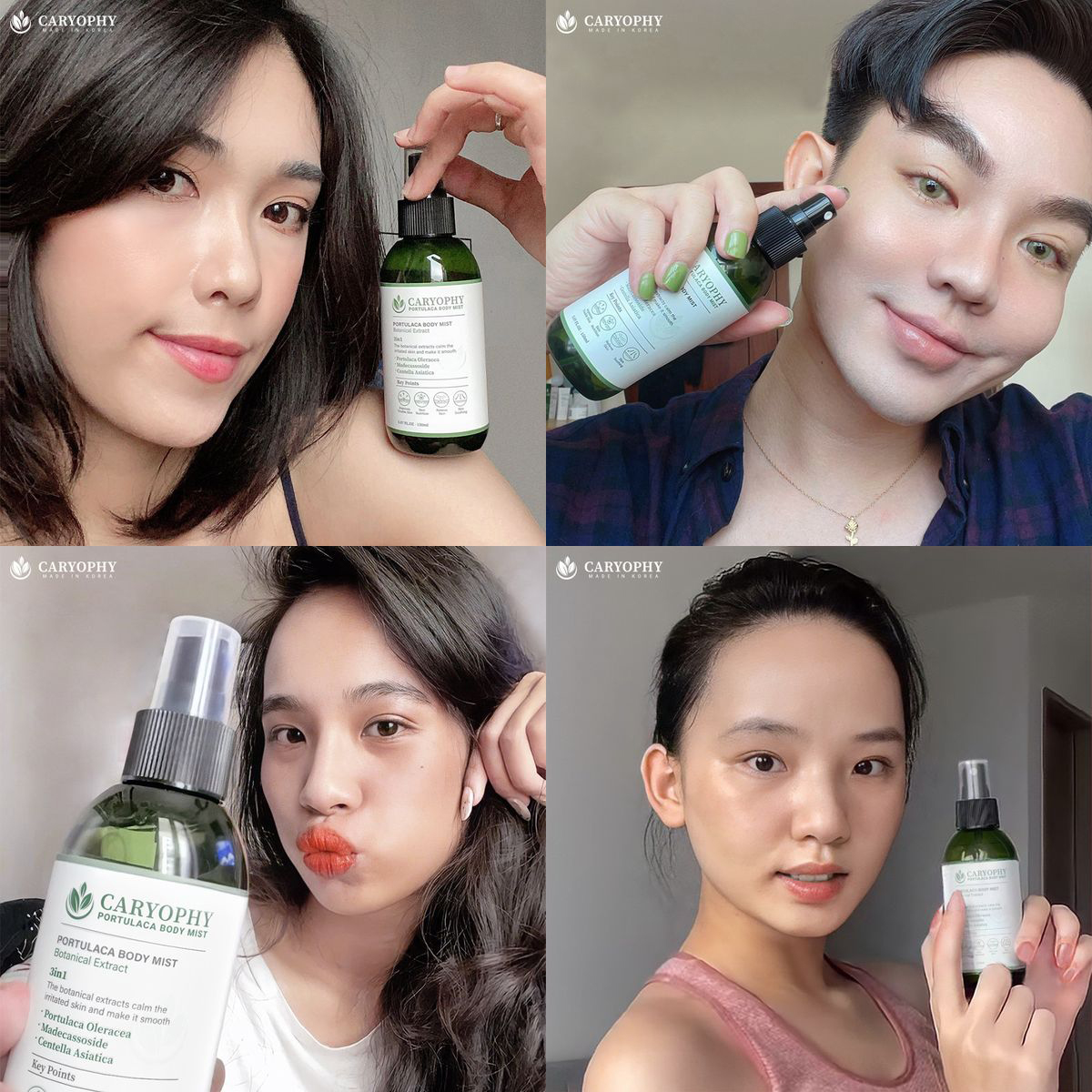 Xịt mụn lưng Caryophy Portulaca Body Mist 150ml
