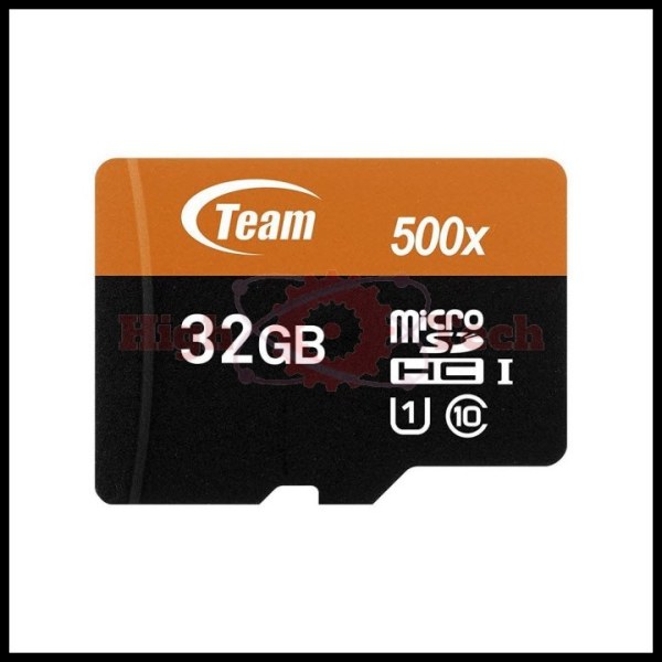 Thẻ nhớ microSDHC Team 32GB 500x upto 80MB-s class 10 U1 kèm Adapter (Cam)
