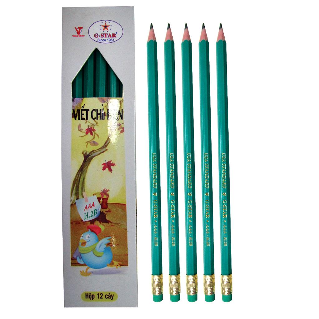 [HCM]Bút Chì G.Star AAA HB-No.2 (Hộp 12 Bút)