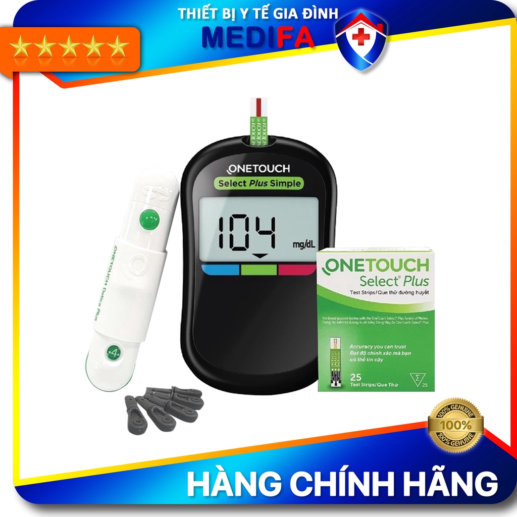 Máy đo đường huyết OneTouch Select Plus Simple, NK chính ngạch