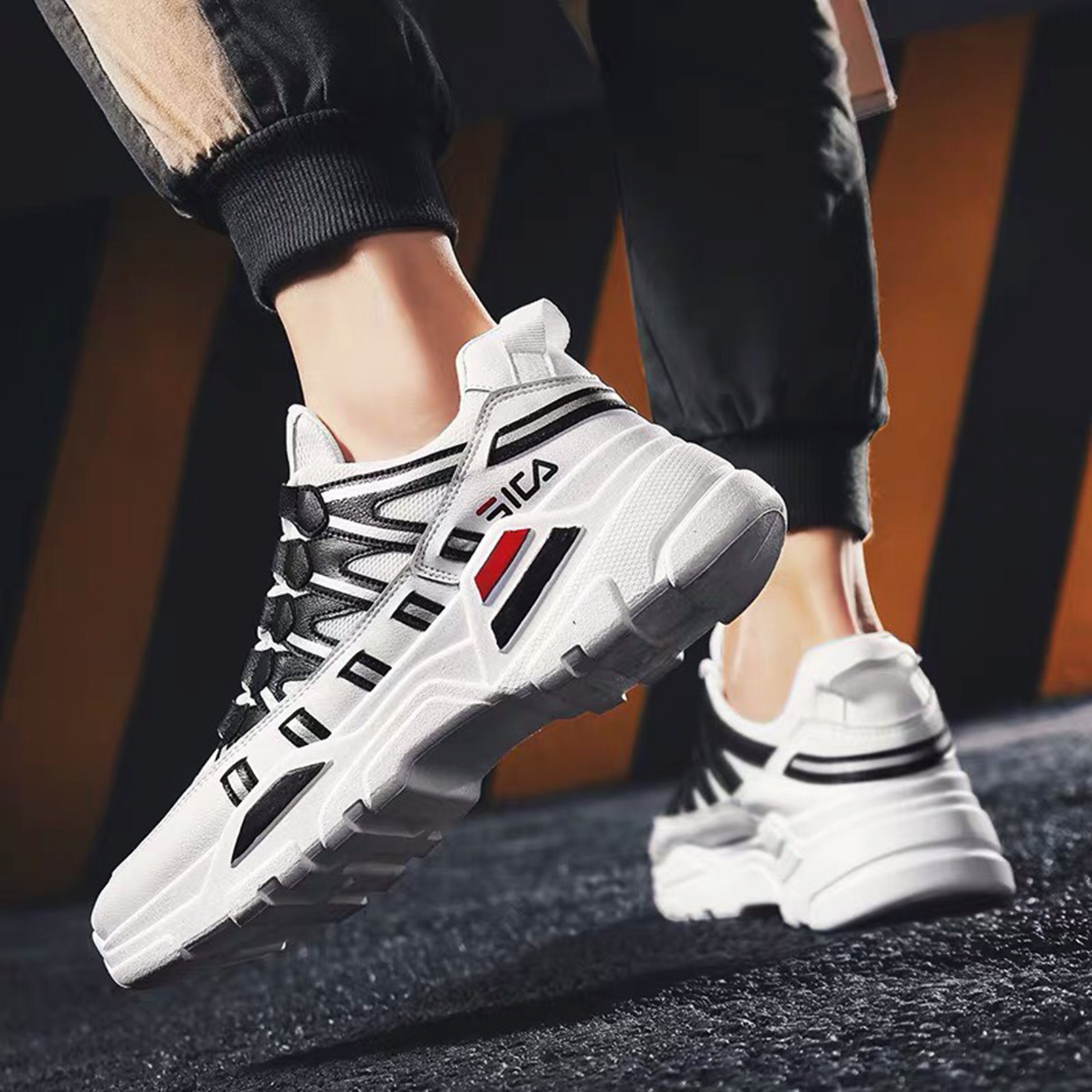 Giày nam sneaker thể thao chất giầy FILA
