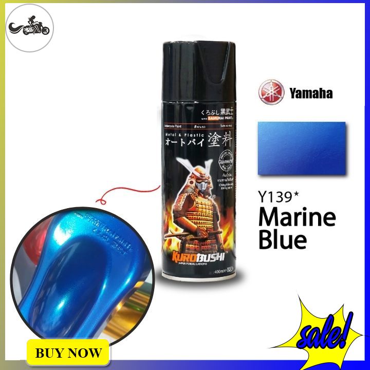 Sơn xịt Samurai màu Xanh Dương Candy Y139* bảng màu ya