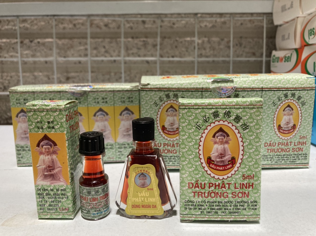 Dầu Phật Linh Trường Sơn chai 1.5 , 5ml