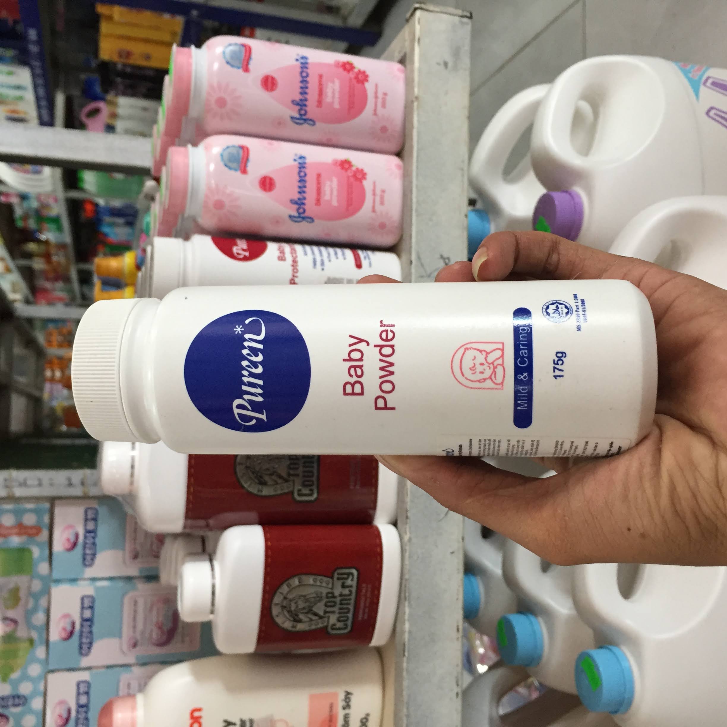Phấn rôm dịu nhẹ Pureen 175g