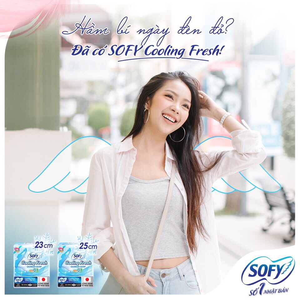 Băng vệ sinh Sofy Cooling Fresh 23cm gói 8 miếng
