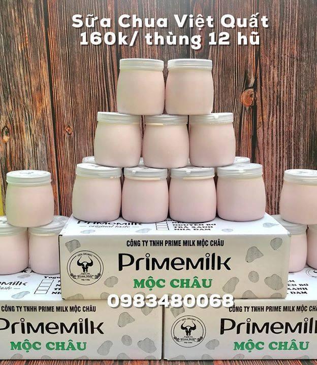 Sữa chua Mộc Châu Prime Milk tại Sài Gòn, Sữa chua nếp cẩm, Yogurt nếp cẩm