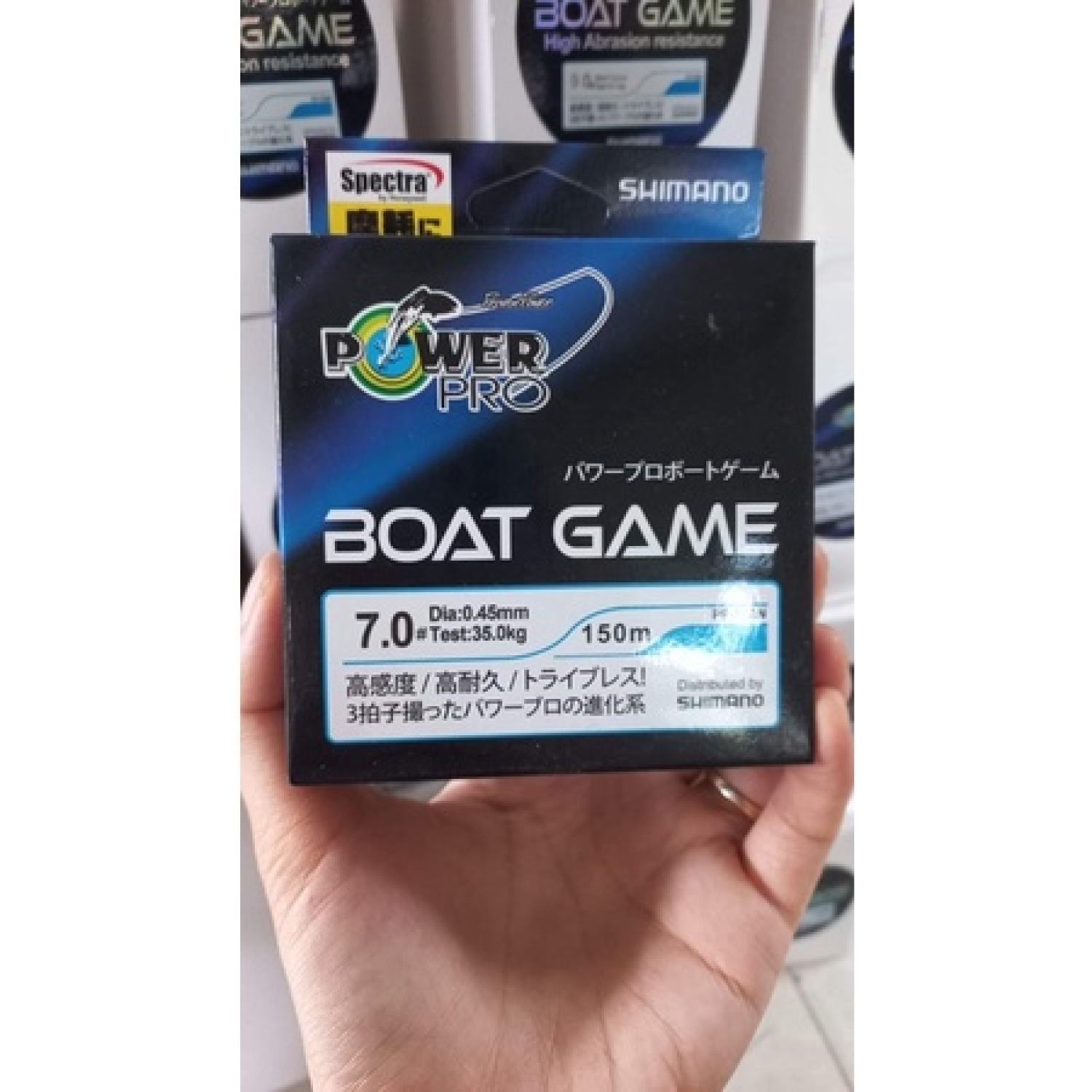 Cước câu SHIMANO BOAT GAME làm trục tải cá cao