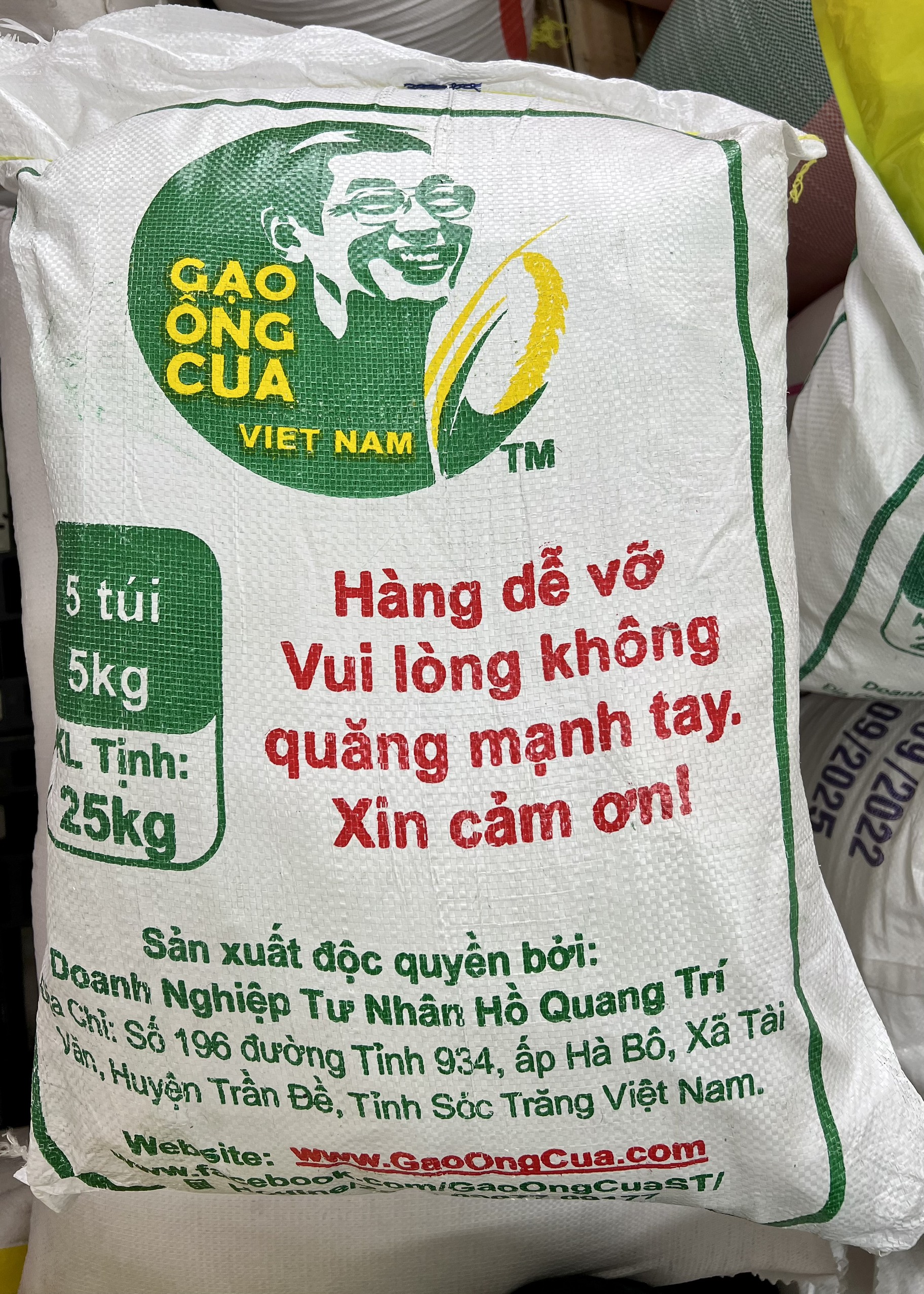 Gạo ST25 Ông Cua túi 5kg