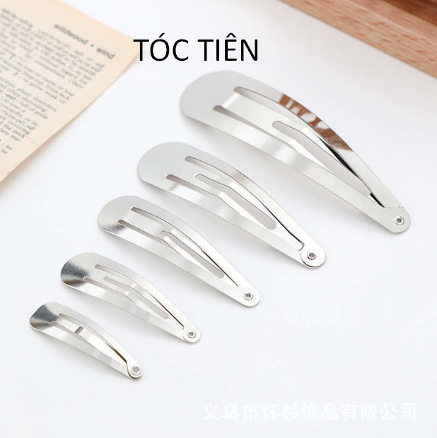 Phôi kẹp tách giọt nước phụ kiện tóc tiên kẹp bật phụ kiện handmade