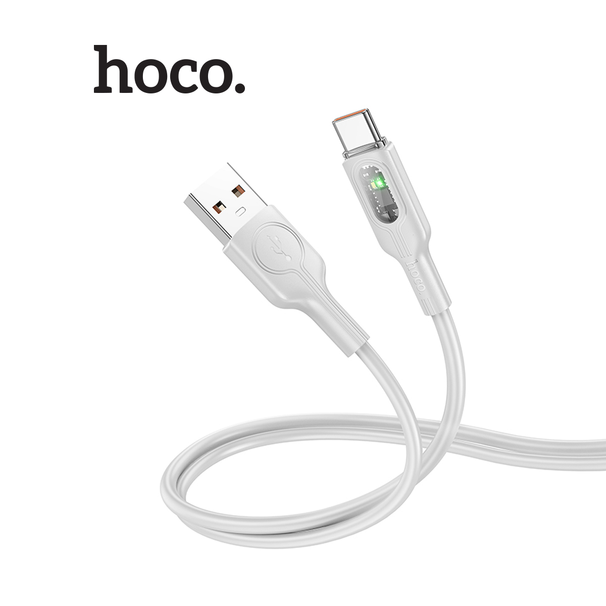 Cáp sạc nhanh tự ngắt hoco u120 usb to type-c truyền dữ liệu hỗ trợ sạc nhanh 5a , ,dài 120cm