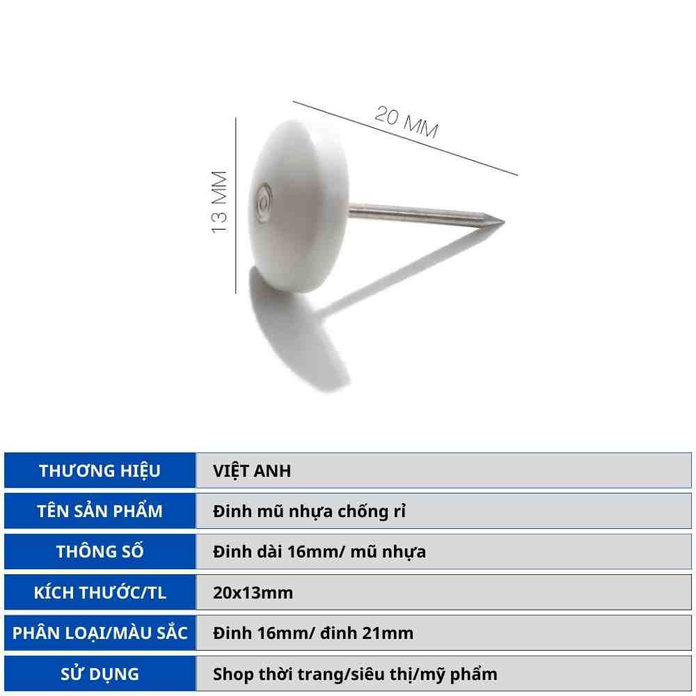 Đinh gắn chíp từ quần áo PIN16 ( hộp/1000 cái )