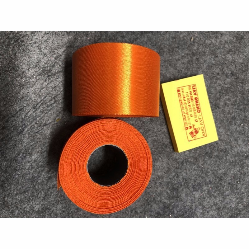 Duy băng lụa 5cm dài 22m làm nơ, làm hoa duy băng
