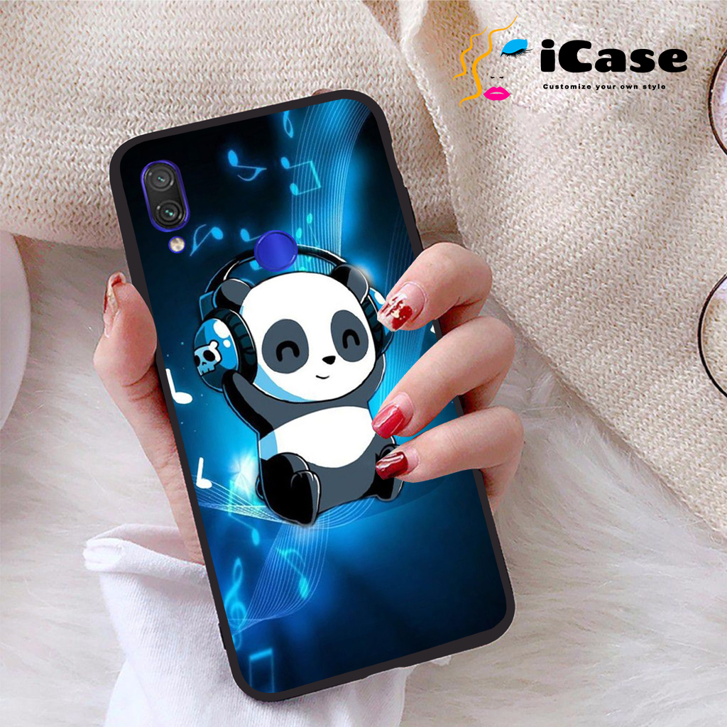 Ốp lưng Xiaomi Redmi Note 7 viền dẻo TPU BST Panda