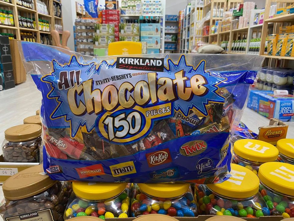 [2.25KG] 150 pieces Socola Hỗn Hợp Kirkland Mỹ