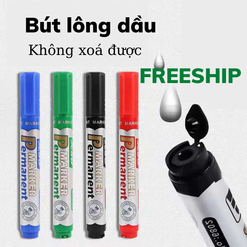 Bút Lông Dầu Không Xoá Được Viết Kiện Hàng Đổ Mực Dễ Dàng