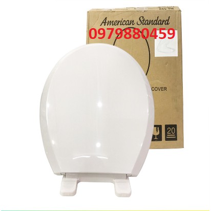 Nắp bàn cầu american standar êm/ thường caravelle cho cầu vf2321, vf2322, vf2373, vf2374, vf2390, vf2391