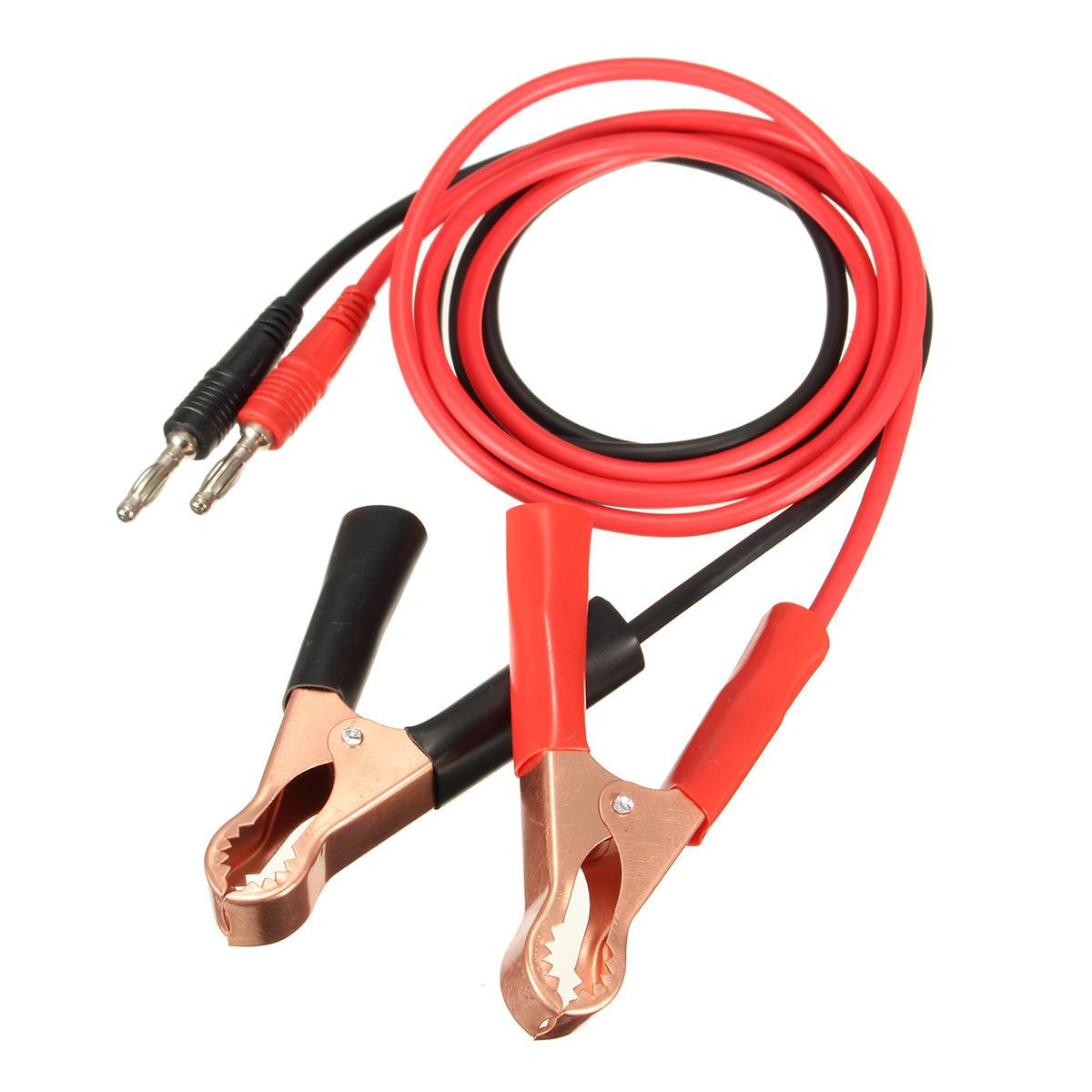 Kẹp cá sấu kẹp bình 8cm ( 1 cặp đỏ đen ) - Điện Việt
