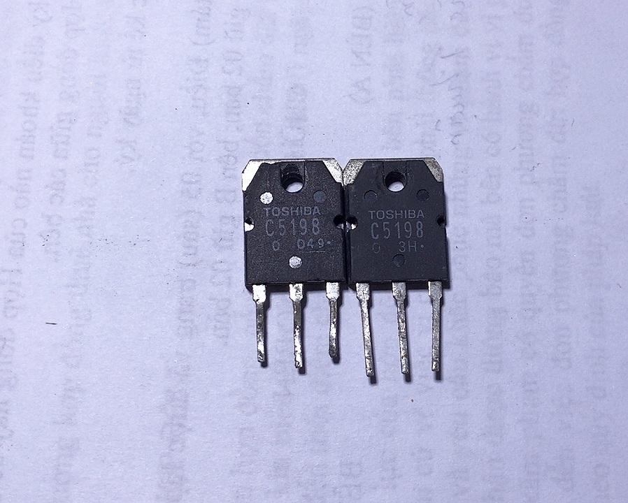 Cặp sò Transistor C5198 A1941 TOSHIBA bóc máy [ bao sống 100% ]