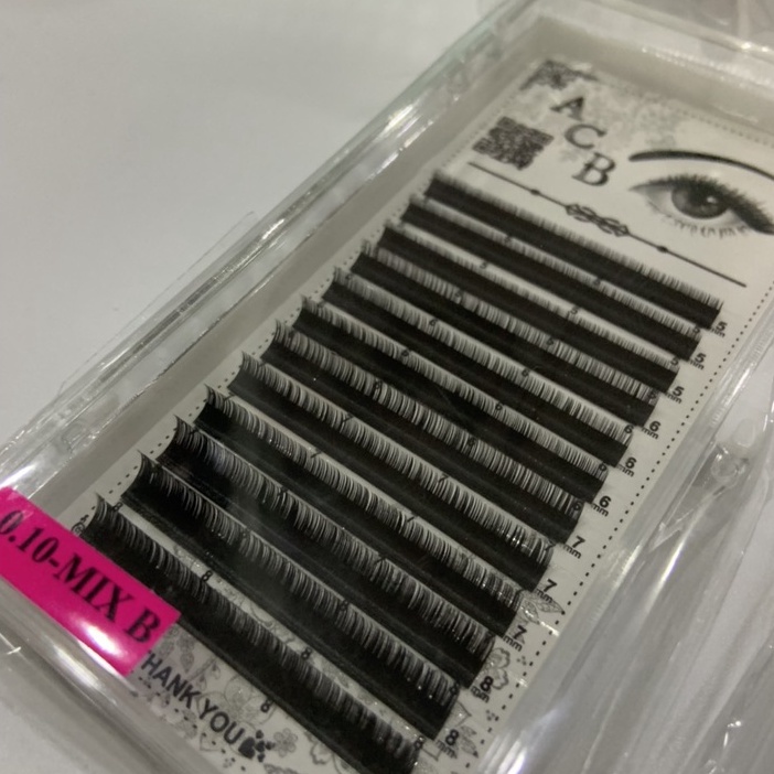 Mi dưới mix J_B 0.10 (5-8) mm _dụng cụ nối mi_THÚY HÀ