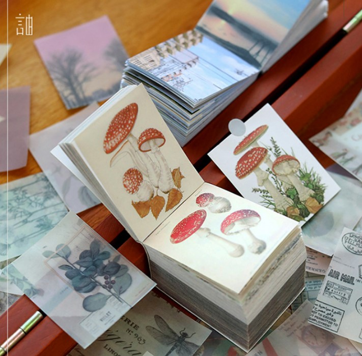 Set 400 tờ giấy nền trang trí Bullet Journal Be Tiny Stationery