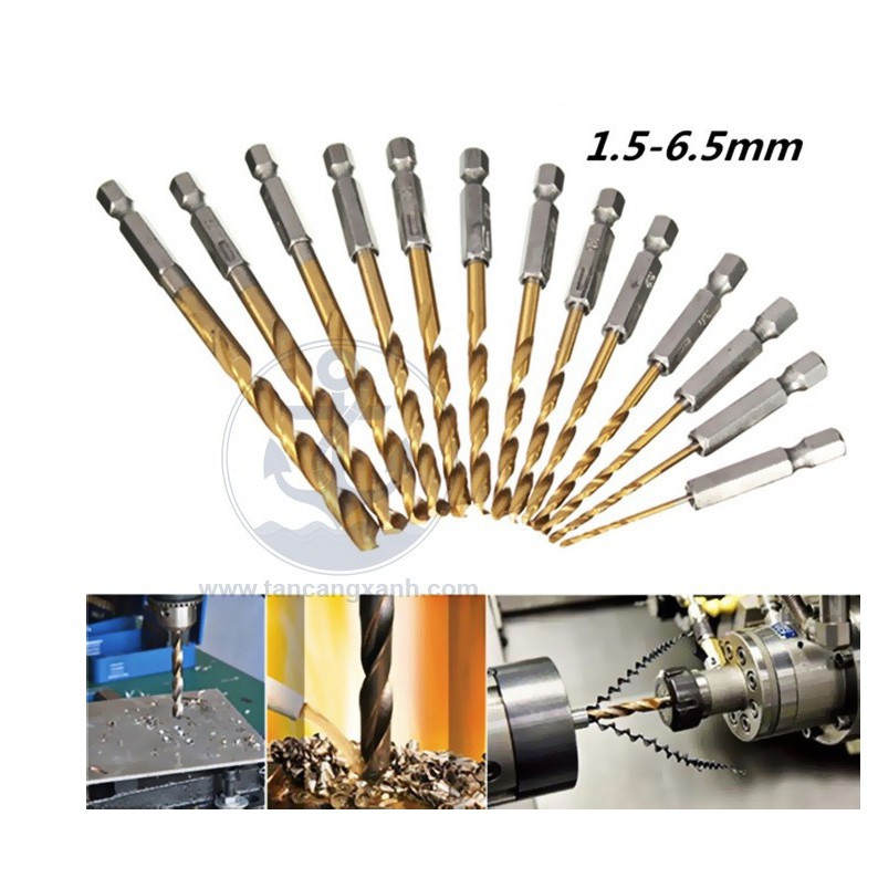 Bộ Mũi Khoan Sắt Gỗ Chuôi Lục Giác (P091)