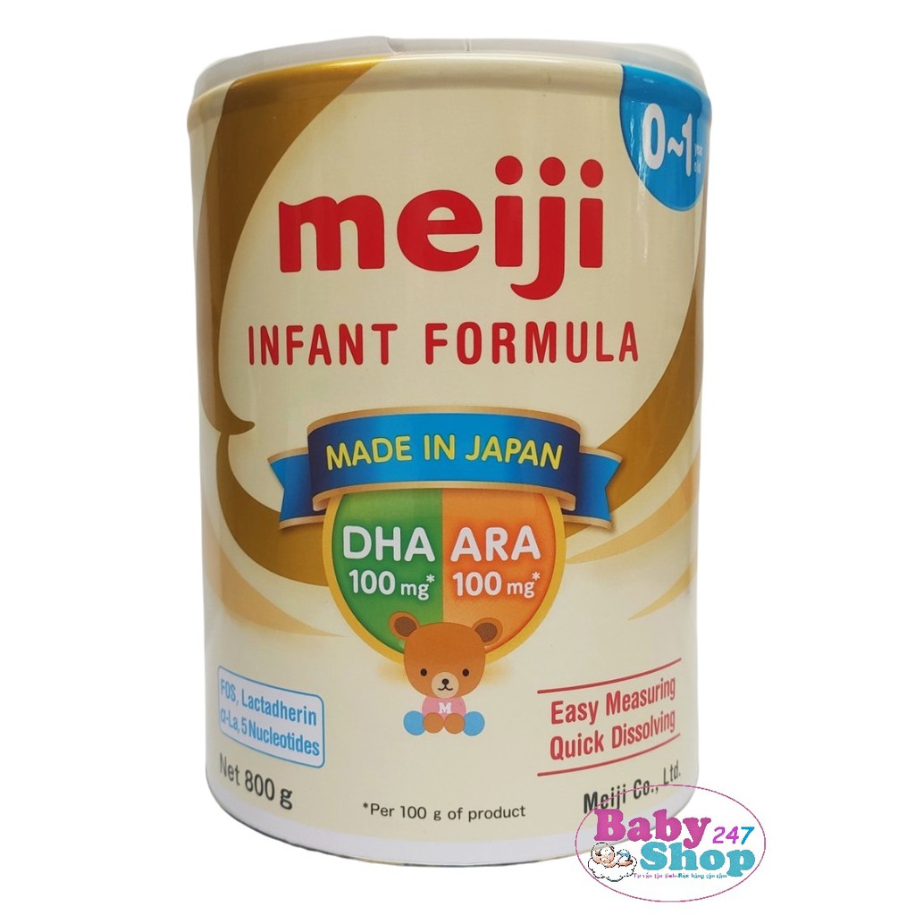 Sữa Meiji Nhập Khẩu Số 0 800G Mẫu Mới, Date 2023