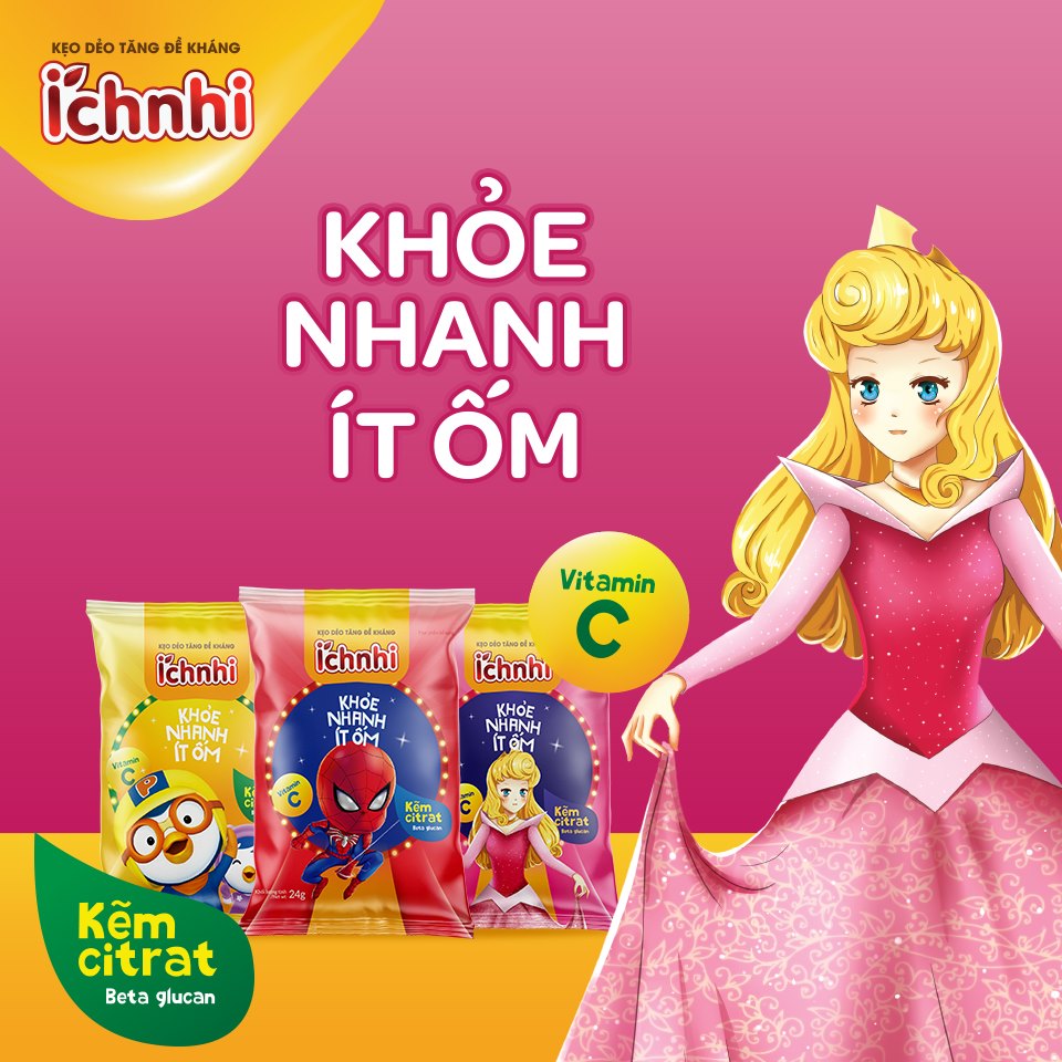 Kẹo dẻo Ích Nhi tăng sức đề kháng