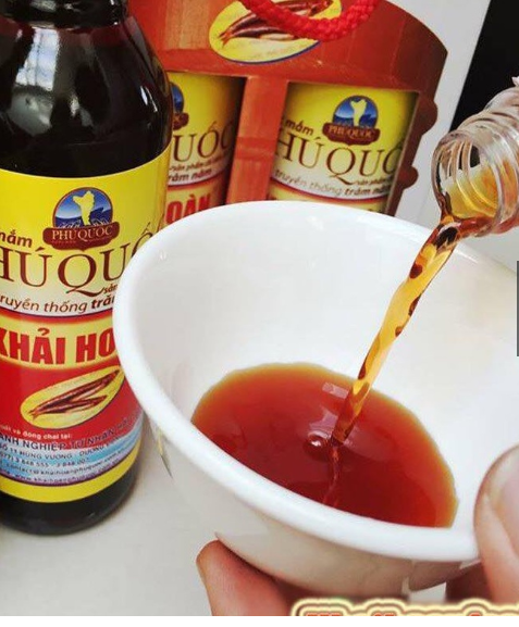 Nước mắm Khải hoàn cặp 2 chai 520ml 40 độ đạm