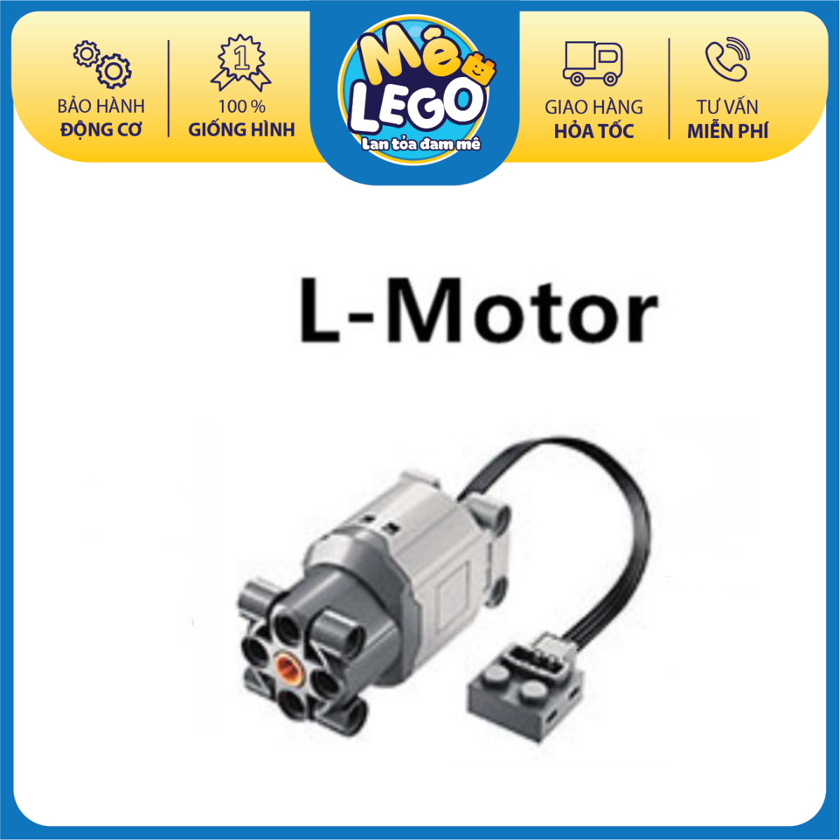 (Size L) Động cơ cho bộ đồ chơi lắp ráp mô hình 9686