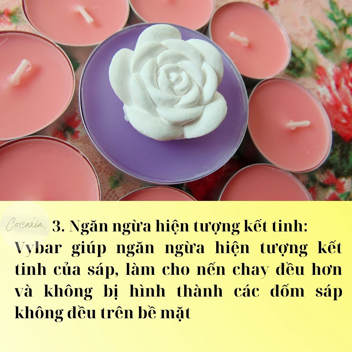 Additive candle making additive vybar