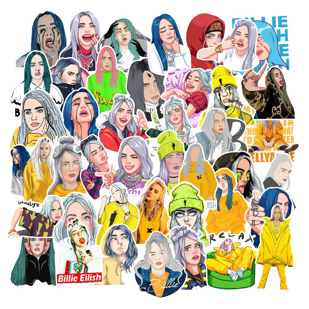 Set 30-60 Sticker Billie Eilish