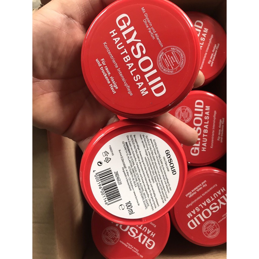 Kem nẻ Glysolid Hautbalsam, 100 ml của Đức