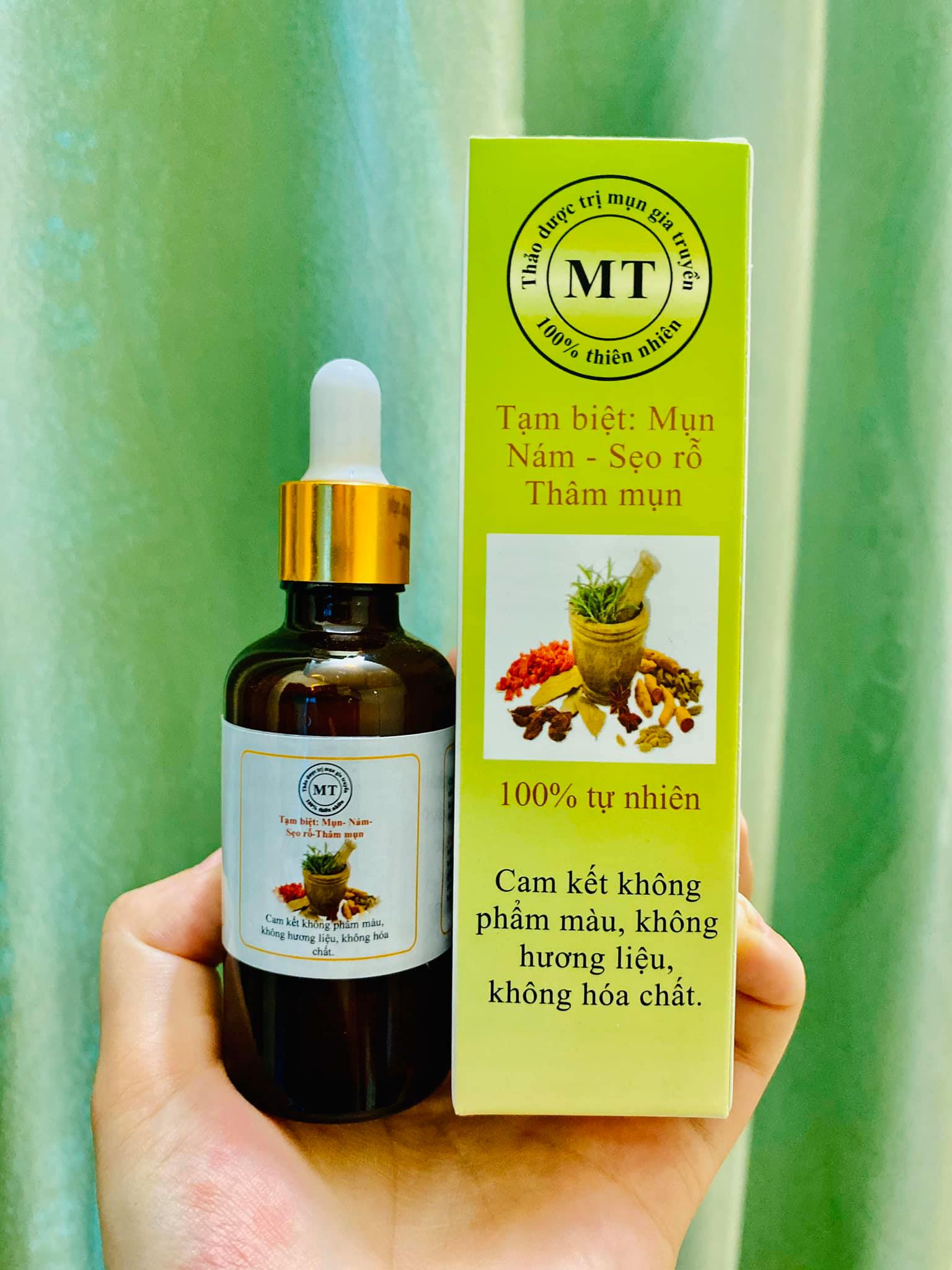 thảo dược mụn (100ml) sạch mụn thâm rỗ không tái lại