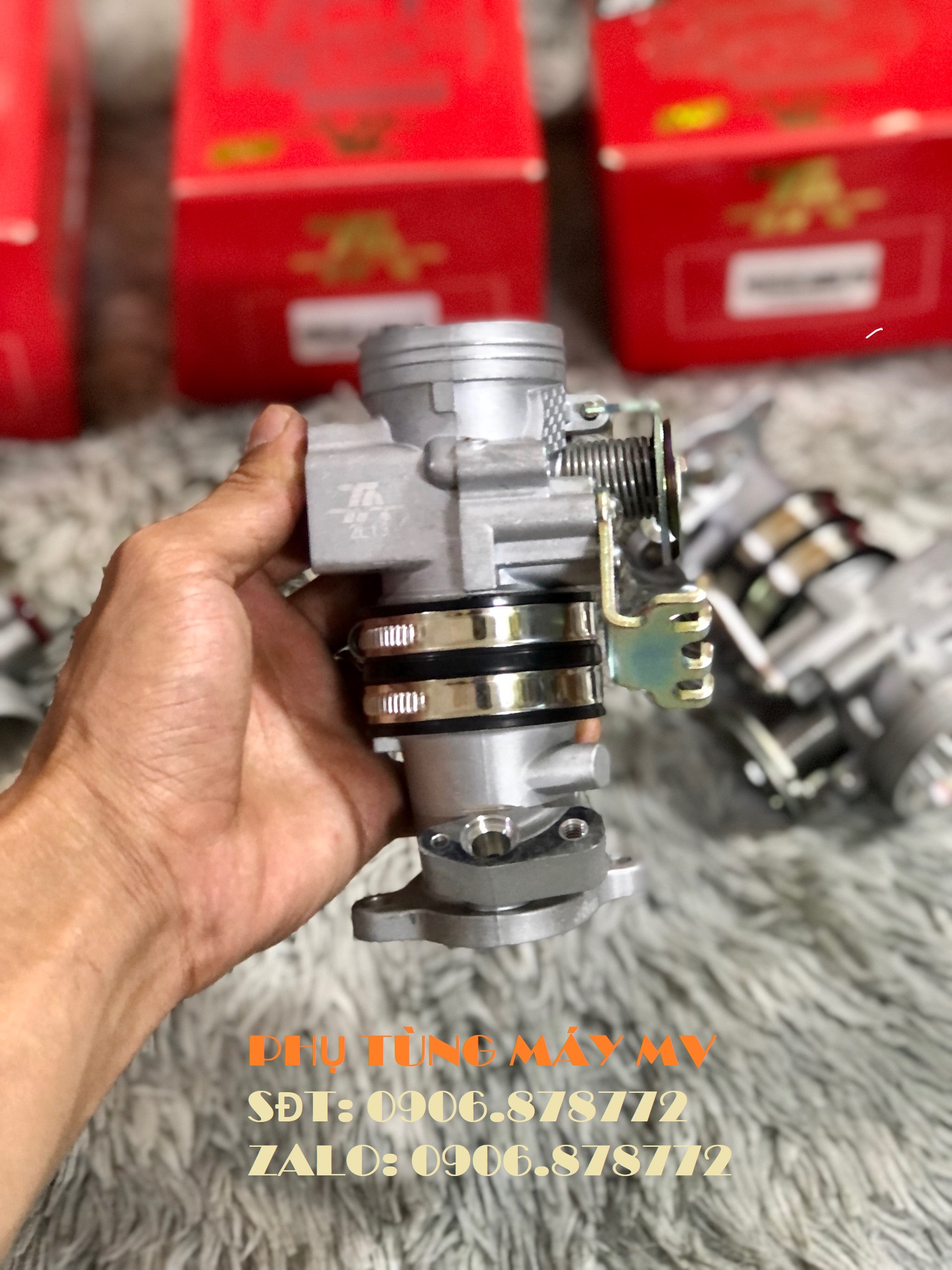 Họng xăng TA size 34.36.38.40mm cho RAIDER/SATRIA
