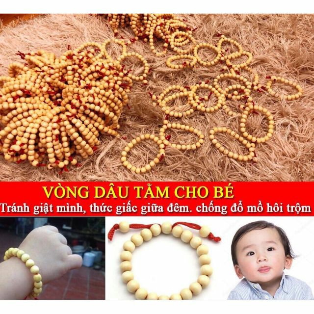 chiếc Vòng dâu tằm cho bé