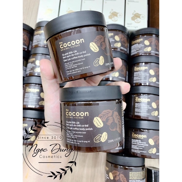 TẨY DA CHẾT CÀ PHÊ ĐẮK LẮK COCOON
