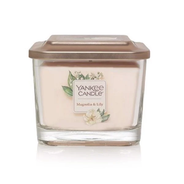 Nến thơm ly vuông Elevation Magnolia & Lily Yankee Candle YAN3366 (Size M 347g)