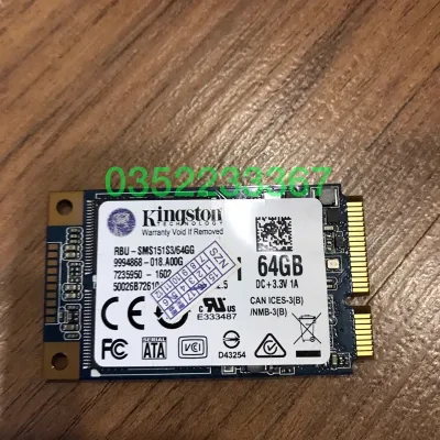 Ổ cứng SSD msata 64G kingston cũ