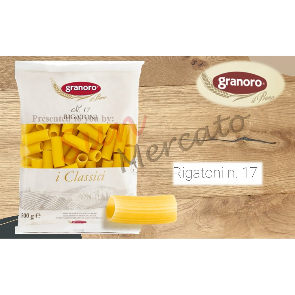 RIGATONI GRANORO ,( MỲ ỐNG ) 500GR