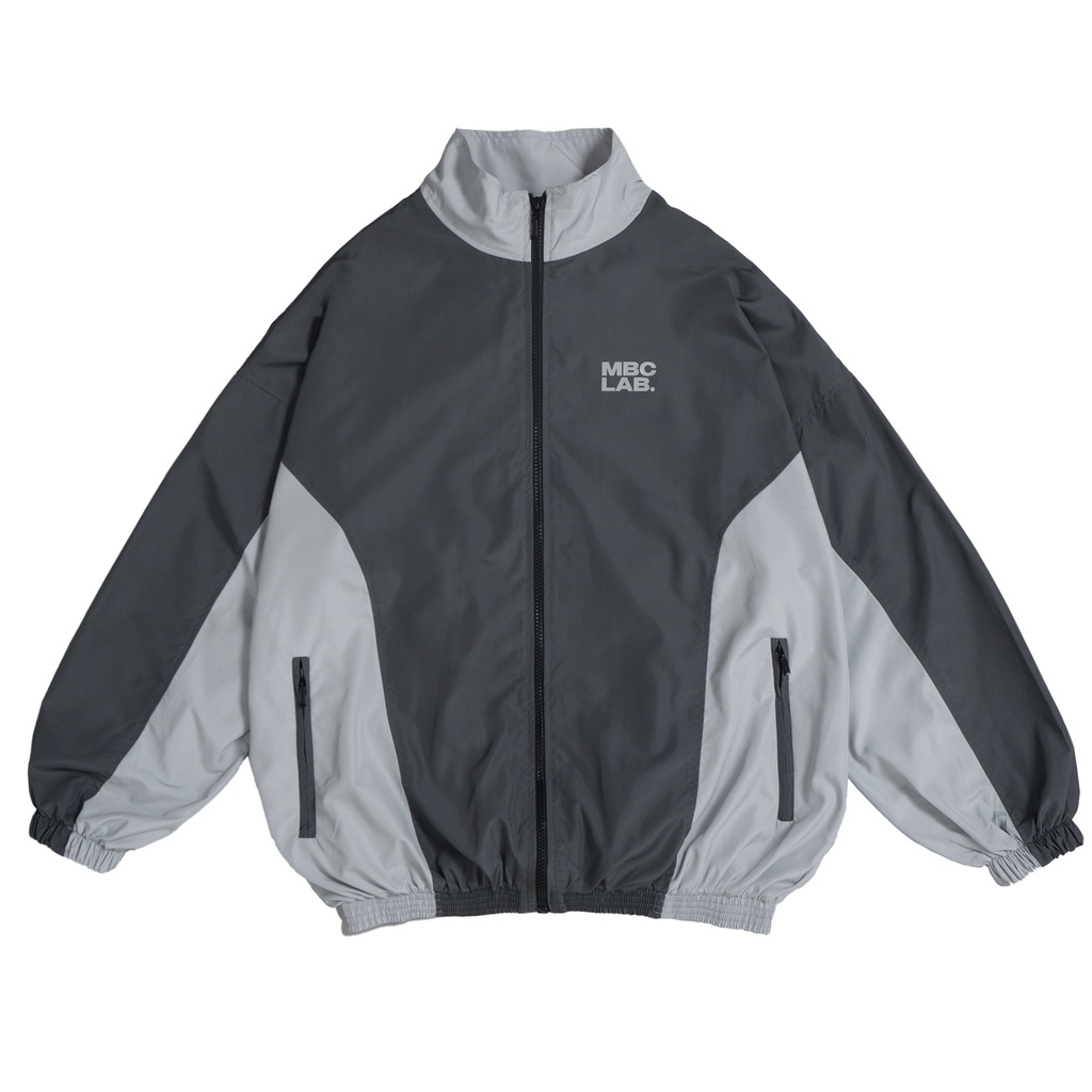 Áo Khoác Dù MBC Windbreaker Jacket - Đen/Xám